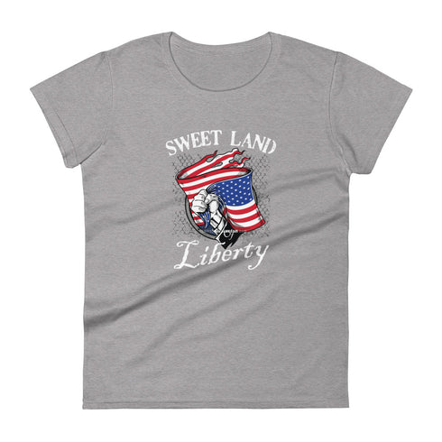 Sweet Land Of Liberty Women's short sleeve t-shirt - Mainstream Freedom