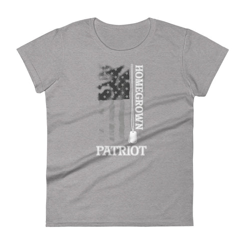 Homegrown Patriot Women's short sleeve t-shirt - Mainstream Freedom