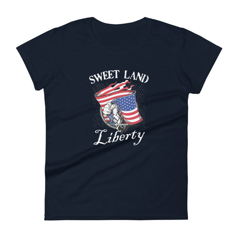 Sweet Land Of Liberty Women's short sleeve t-shirt - Mainstream Freedom
