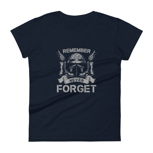 Remember Never Forget Women's short sleeve t-shirt - Mainstream Freedom