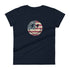 Patriot Smiley Women's short sleeve t-shirt - Mainstream Freedom
