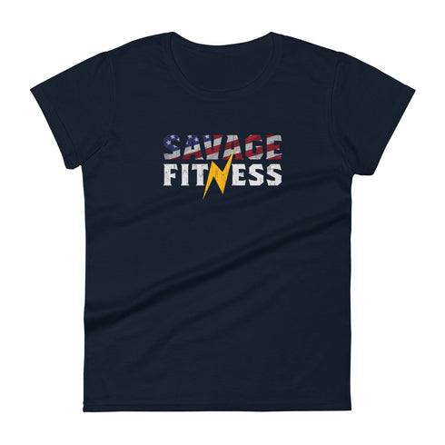 Savage Fitness Women's short sleeve t-shirt - Mainstream Freedom