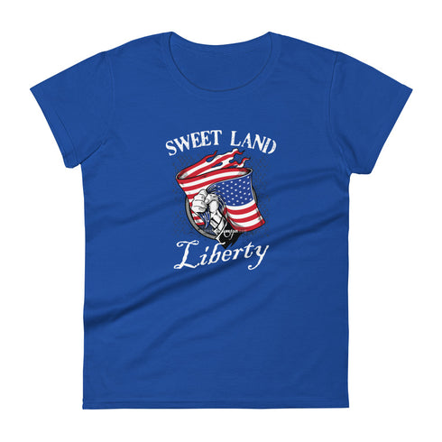 Sweet Land Of Liberty Women's short sleeve t-shirt - Mainstream Freedom