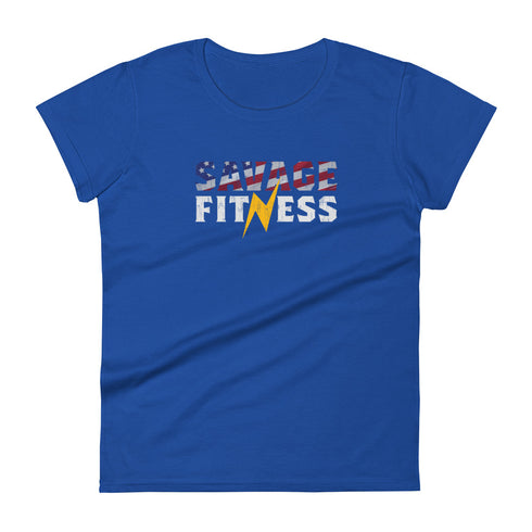 Savage Fitness Women's short sleeve t-shirt - Mainstream Freedom