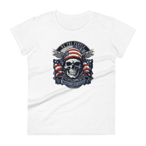 We the People Est. 1776 Women's short sleeve t-shirt - Mainstream Freedom