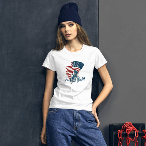 Freedom or Death Women's short sleeve t-shirt - Mainstream Freedom