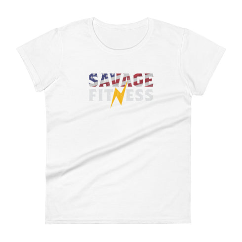 Savage Fitness Women's short sleeve t-shirt - Mainstream Freedom
