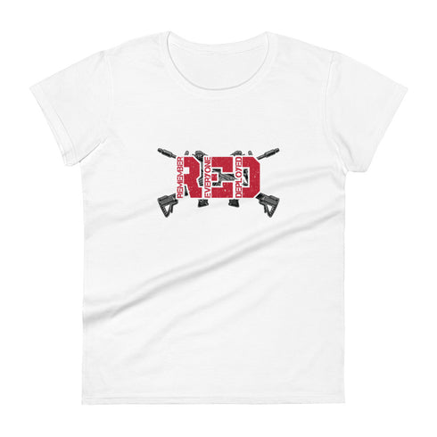 Remember Everyone Deployed Women's short sleeve t-shirt - Mainstream Freedom