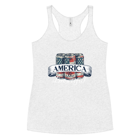 America The Brewtiful Women's Tank Top - Mainstream Freedom