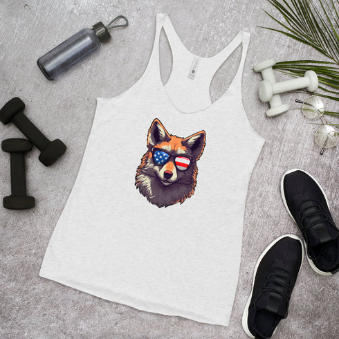 Furry Fox Women's Tank Top - Mainstream Freedom