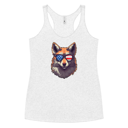 Furry Fox Women's Tank Top - Mainstream Freedom