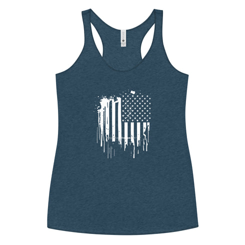 American Flag Women's Tank Top - Mainstream Freedom
