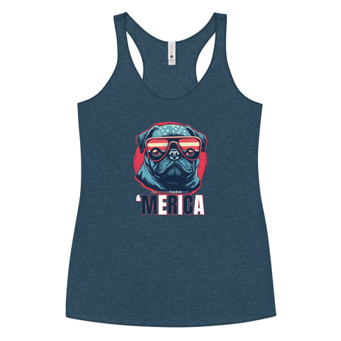 Merica Women's Tank Top - Mainstream Freedom