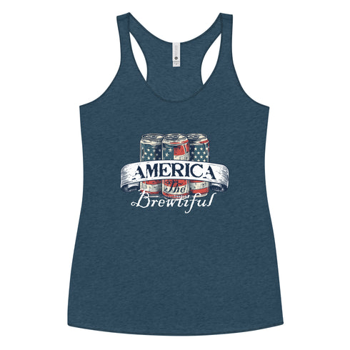 America The Brewtiful Women's Tank Top - Mainstream Freedom