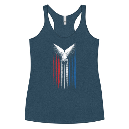American Patriot Eagle Symbol Women's Tank Top - Mainstream Freedom