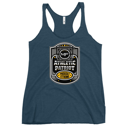 Athletic Patriot Proudly Strong Women's Tank Top - Mainstream Freedom