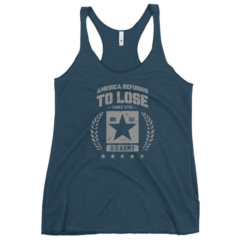 America Refusing To Lose Since 1776 Women's Tank Top - Mainstream Freedom
