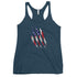 Patriot Grunge Slash Women's Tank Top - Mainstream Freedom