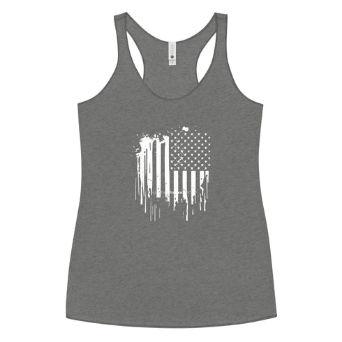 American Flag Women's Tank Top - Mainstream Freedom