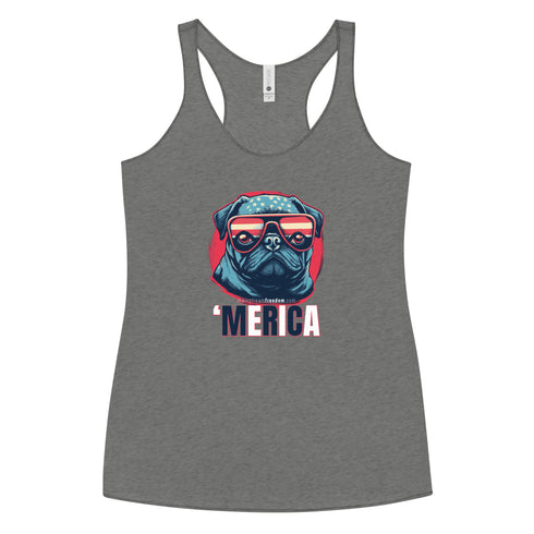 Merica Women's Tank Top - Mainstream Freedom