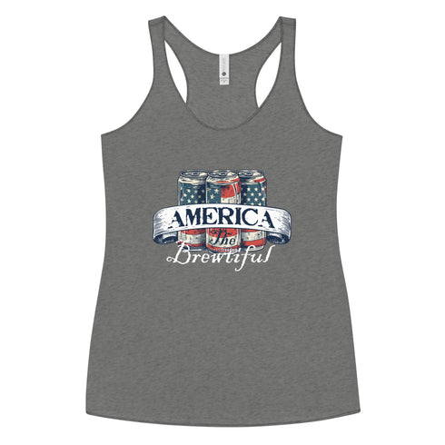 America The Brewtiful Women's Tank Top - Mainstream Freedom
