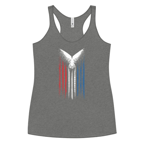 American Patriot Eagle Symbol Women's Tank Top - Mainstream Freedom