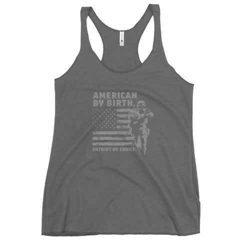 American By Birth, Patriot By Choice Women's Tank Top - Mainstream Freedom