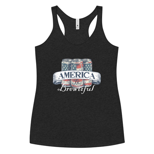 America The Brewtiful Women's Tank Top - Mainstream Freedom