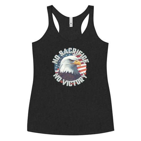 No Sacrifice No Victory Women's Tank Top - Mainstream Freedom