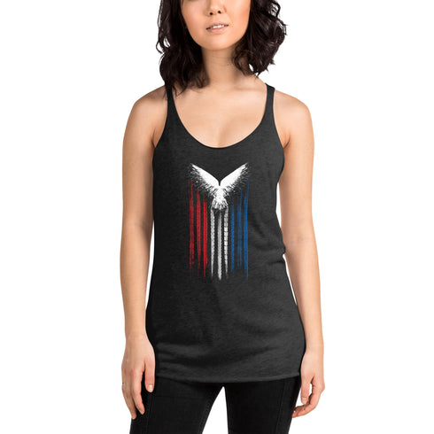 American Patriot Eagle Symbol Women's Tank Top - Mainstream Freedom
