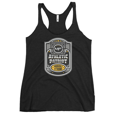 Athletic Patriot Proudly Strong Women's Tank Top - Mainstream Freedom