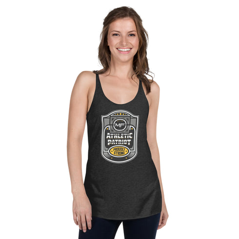 Athletic Patriot Proudly Strong Women's Tank Top - Mainstream Freedom