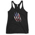 Patriot Grunge Slash Women's Tank Top - Mainstream Freedom