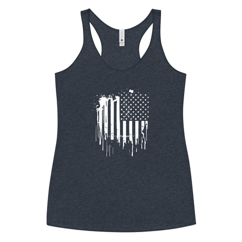 American Flag Women's Tank Top - Mainstream Freedom