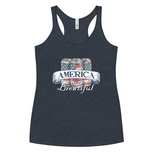 America The Brewtiful Women's Tank Top - Mainstream Freedom