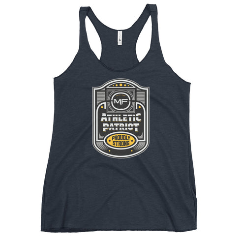 Athletic Patriot Proudly Strong Women's Tank Top - Mainstream Freedom