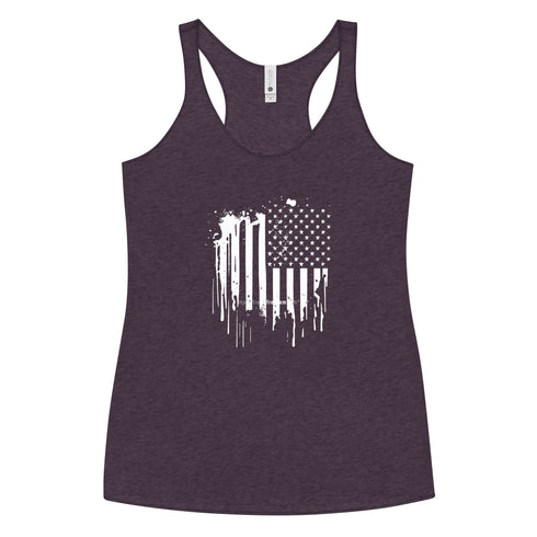 American Flag Women's Tank Top - Mainstream Freedom