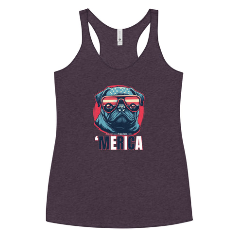 Merica Women's Tank Top - Mainstream Freedom