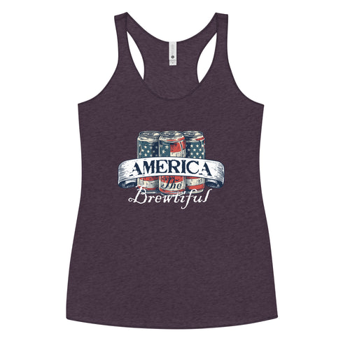 America The Brewtiful Women's Tank Top - Mainstream Freedom