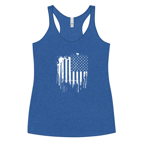 American Flag Women's Tank Top - Mainstream Freedom