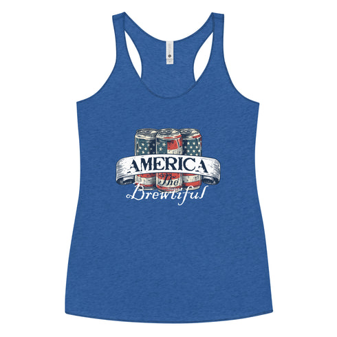 America The Brewtiful Women's Tank Top - Mainstream Freedom