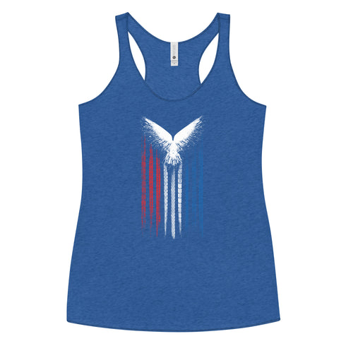 American Patriot Eagle Symbol Women's Tank Top - Mainstream Freedom