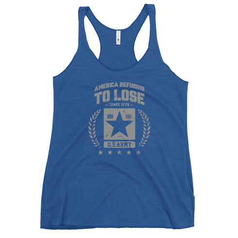 America Refusing To Lose Since 1776 Women's Tank Top - Mainstream Freedom