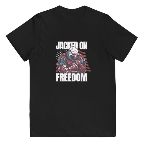 Jacked On Freedom Youth jersey t-shirt - Mainstream Freedom