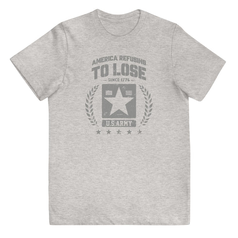 America Refusing To Lose Since 1776 Youth jersey t-shirt - Mainstream Freedom
