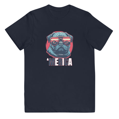 Merica Youth jersey t-shirt - Mainstream Freedom