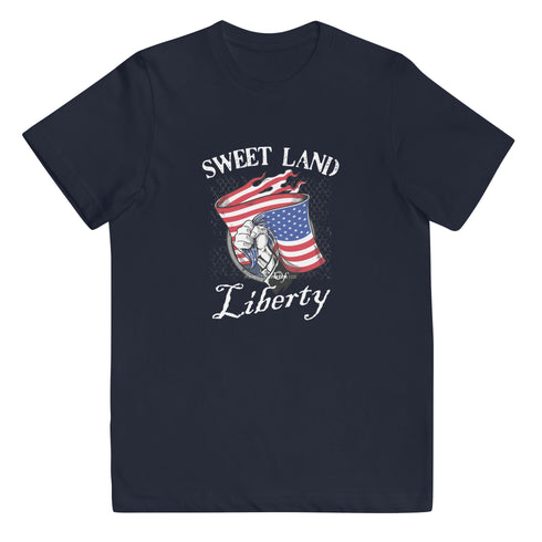 Sweet Land of Liberty Youth jersey t-shirt - Mainstream Freedom
