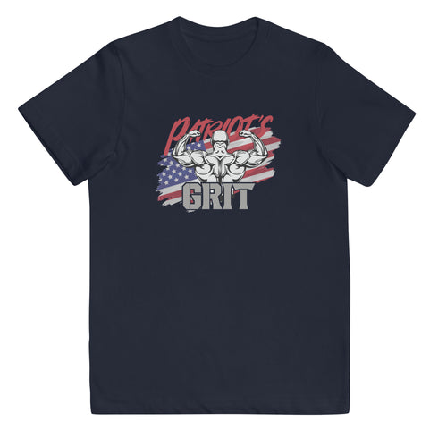 Patriot's Grit Youth jersey t-shirt - Mainstream Freedom