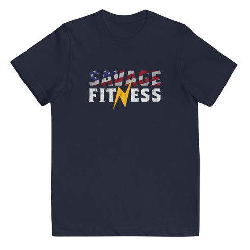 Savage Fitness Youth jersey t-shirt - Mainstream Freedom