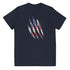 Patriot Grunge Slash Youth jersey t-shirt - Mainstream Freedom